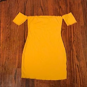 Off the shoulder mini